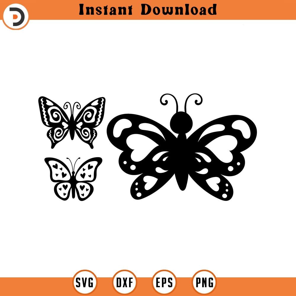 SVG2656- Butterfly svg butterfly clipart Boho svg clipart Boho butterfly svg Celestial svg cameo files cricut cut file Commercial Use 156.jpg