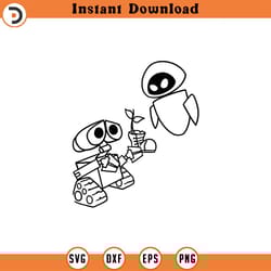 wall e svg eva clipart dxf png clipart , cut file outline silhouette