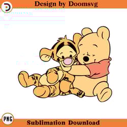 baby pooh tigger cartoon clipart download, png download cartoon clipart download, png download