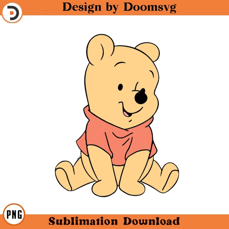 SH333-Baby Pooh Cartoon Clipart Download, PNG Download Cartoon Clipart Download, PNG Download.jpg