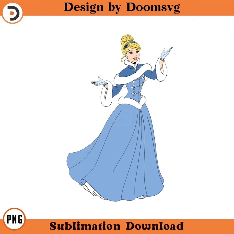 SH855-Cinderella Winter Cartoon Clipart Download, PNG Download Cartoon Clipart Download, PNG Download.jpg