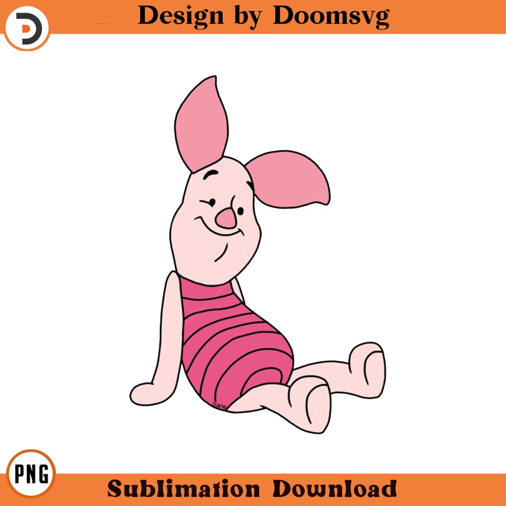 SH1411-Cute Piglet Cartoon Clipart Download, PNG Download Cartoon Clipart Download, PNG Download.jpg