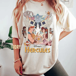 vintage 90's disney hercules shirt, retro hercules 1997 shirt, disney hercules shirt, disney hercules megara hades shirt