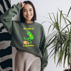 the vibe is in shambles sweatshirt, meme gaslight ironic hoodie for friends birthday, weird shirts, vibe in shambles, fu