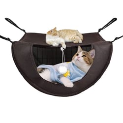 breathable mesh cat hammock: cozy kitten & small pet hanging bed