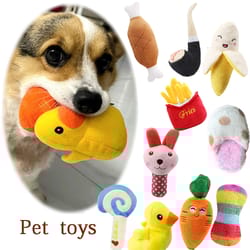 durable plush dog toys: perfect for small dogs, training, and playtime!