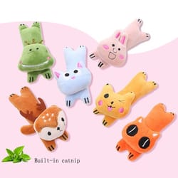 cute plush squeak dog toys: bite-resistant chewing toy for cats