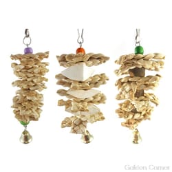 pet parrot bird grass chewing cage swing pendant - 20 dropship au10