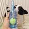 Durable TPR Chew Toy For Dogs BiteResistant Beer Bottle With Squeaky Tennis Ball Interactive Teet 1