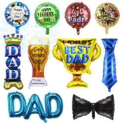 spanish super dad foil helium balloons: perfect father's day party decoration diy