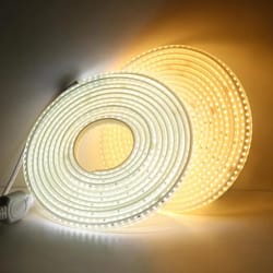 ultra bright 220v led under cabinet strip light | waterproof kitchen backlight rope lamp - indoor/outdoor home decor (eu
