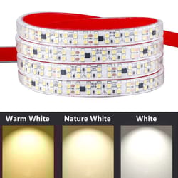 ac led strip light 220v lamp 2835 120/240 leds/m 1m-30m ip67 waterproof outdoor led strip lights
