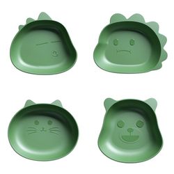 Creative Fruit Plate: Cute Bear-Shaped Tray for Kitchen Tableware - Ideal for Snacks and Food Residue