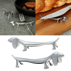 stainless steel cutlery bracket dog chopsticks holder - home kitchen accessories