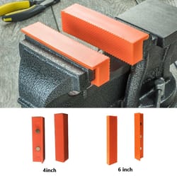 magnetic soft jaw pads for bench vise, rubber protective pads, wood & delicate materials