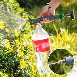 adjustable high pressure spray nozzle for bottles, portable garden watering tool & agriculture sprayer