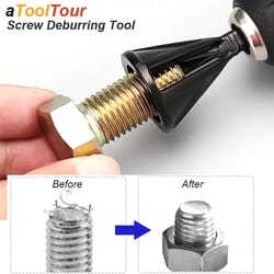 hexagon & triangle trimming drill bit professional burr removal tool for metal, stainless steel & copper
