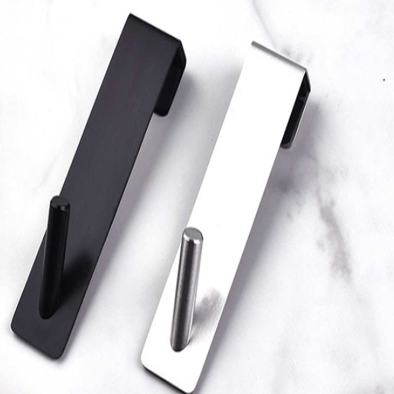 Stainless Steel SShape Door Back Towel Rack  Bathrobe Hanger  Holder Hooks For Shower  Bathroom 3