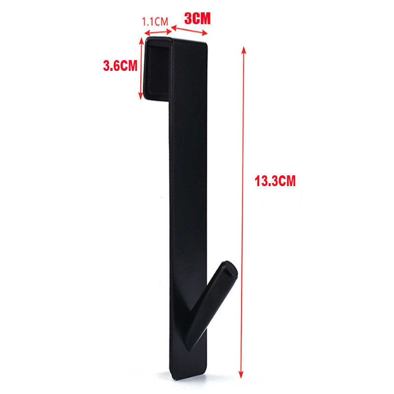 Stainless Steel SShape Door Back Towel Rack  Bathrobe Hanger  Holder Hooks For Shower  Bathroom 4