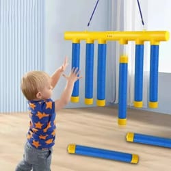 challenge falling sticks game, enhance coordination & reaction speed with parent-child bonding