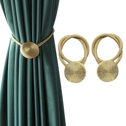 magnetic curtain clip: pearl ball tieback for home decor