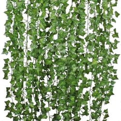 green silk artificial hanging christmas garland - diy home wedding party decor