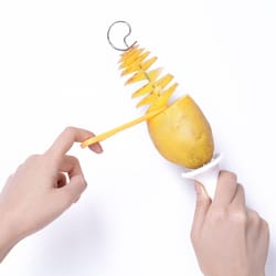 creative vegetable tool: stainless steel potato slicer & spiral cutter