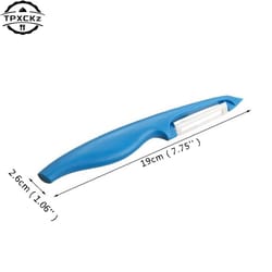 ceramic kitchen slicer: versatile melon & fruit peeler pruner for efficient vegetable cutting