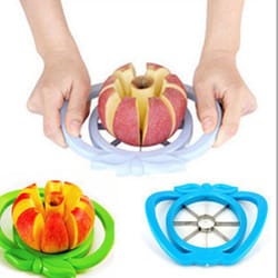 comfort handle kitchen apple slicer cutter & pear fruit divider tool
