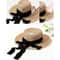 Elegant Beach Hat for Women Straw Sun Hat with Bow Design
