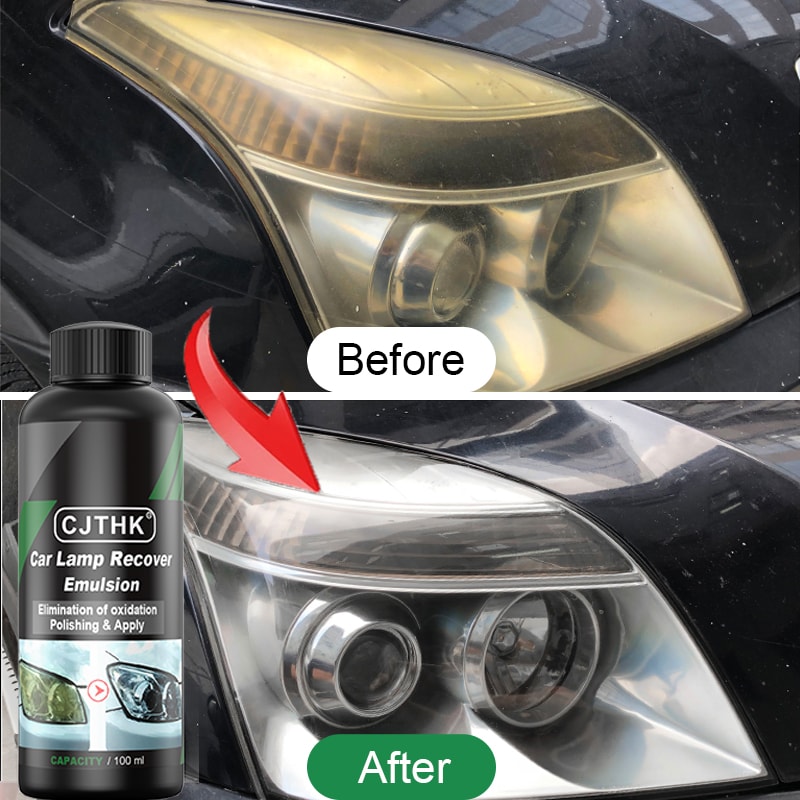 Car Headlight Restoration Kit Headlamp Scratch Remover Polish Liquid For Oxidation Removal 1