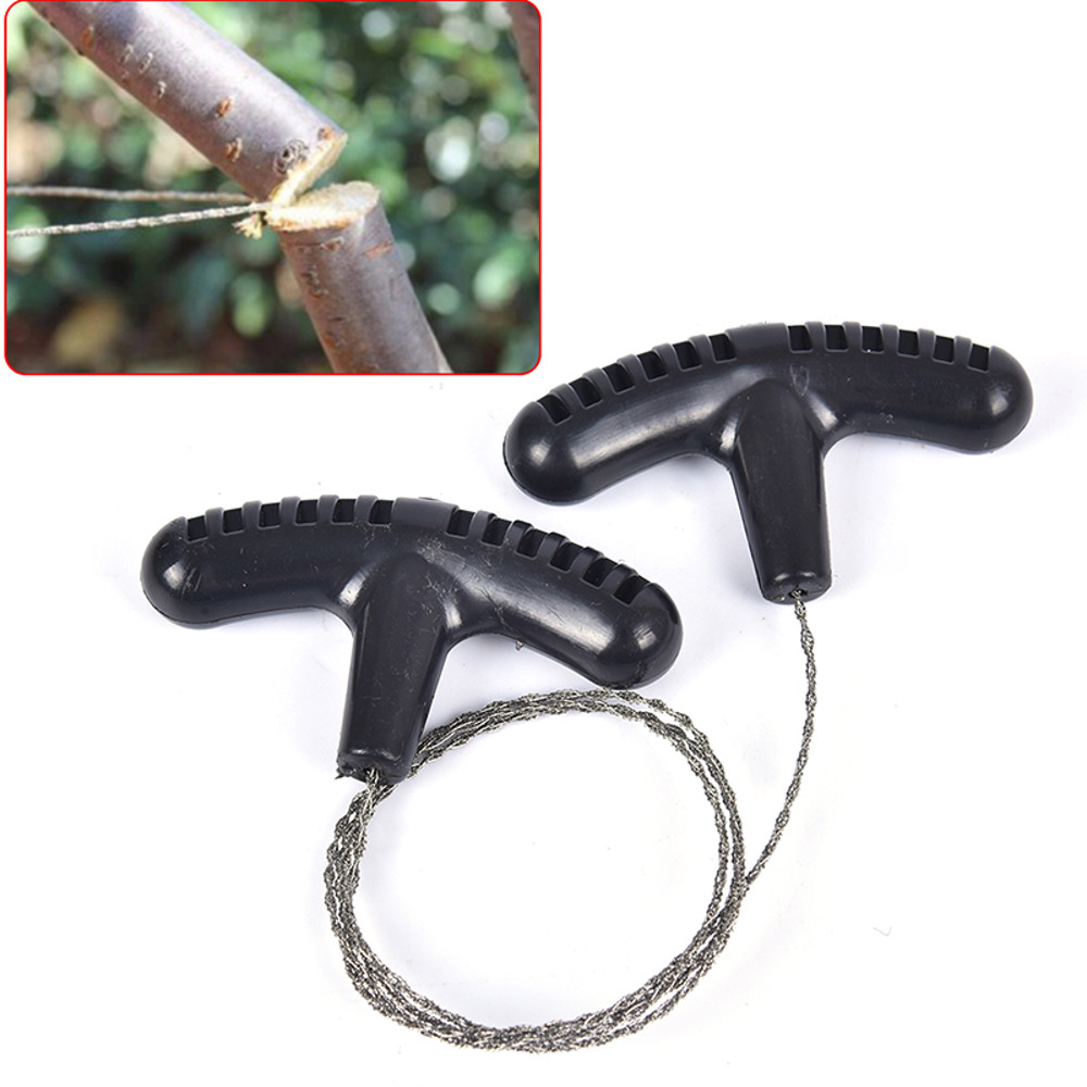 Manual Hand Steel Survival Chain Saw Durable Hiking Rope Saw For Outdoor Camping Travel Emergency 0