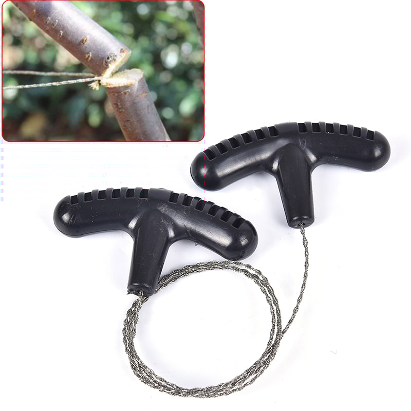 Manual Hand Steel Survival Chain Saw Durable Hiking Rope Saw For Outdoor Camping Travel Emergency 0