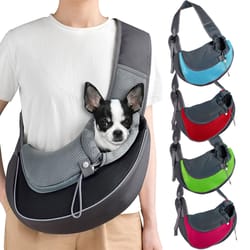 breathable pet cat & dog carrier backpack – lightweight shoulder sling bag for travel, hiking & daily use
