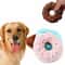 Soft Dog Donuts Plush Chew Toy – Interactive Puppy Toy with Squeaker Sound for Small & Medium Dogs