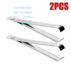 stainless steel garlic peeler & hair plucking clip