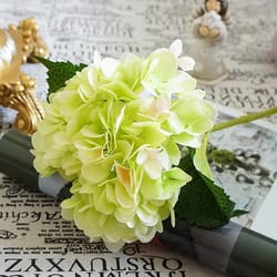 silk hydrangea bride bouquet: affordable artificial flowers for wedding & home decor