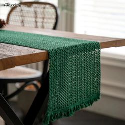 elegant vintage wedding table runner - european style home textile