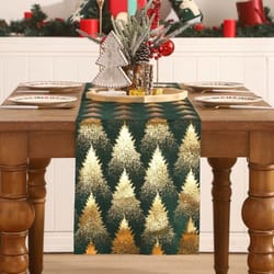 christmas table decor: runner, stocking, party & holiday dresser cloth