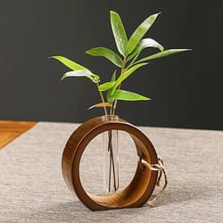 solid wood dry vase: living room, dining table, porch flower arrangement - home decoration ornaments