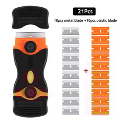 multi-purpose squeegee tool for window cleaning, car wrap, glass, ceramic glue, de-icing, and household use