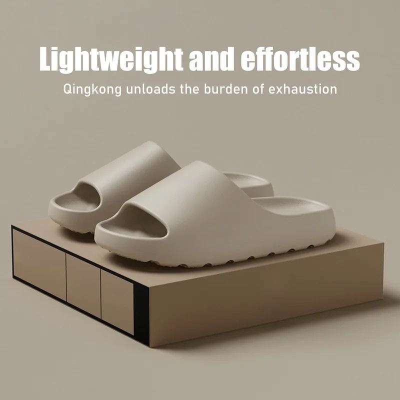 Summer Coconut Slippers Ultra Soft EVA Platform Sandals Lightweight Fashion Slides For Beach Pool 4