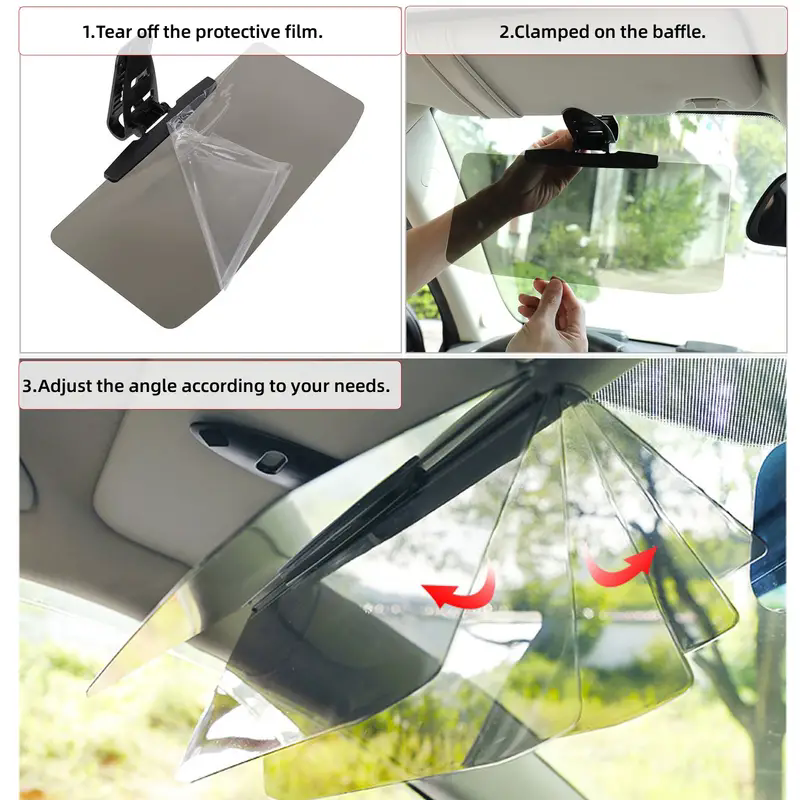 Anti glare rearview mirror for driving