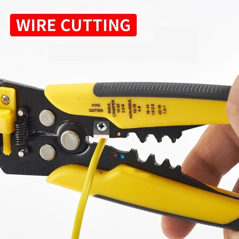 Multifunctional Crimping Pliers Automatic Wire Stripper Cable Cutter Terminal Hand Tool For Profes