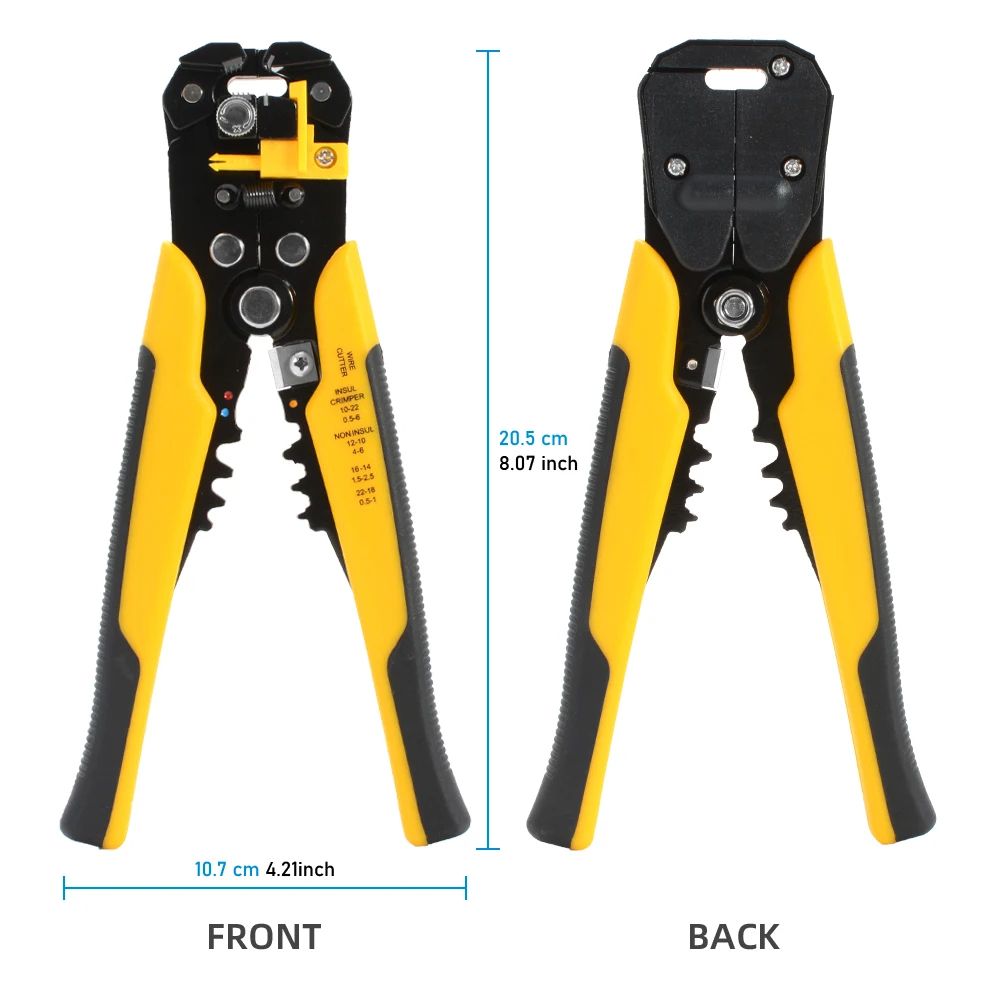 Multifunctional Crimping Pliers Automatic Wire Stripper Cable Cutter Terminal Hand Tool For Profes