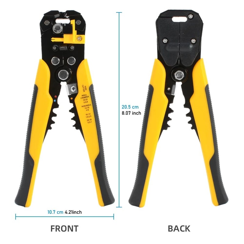 Multifunctional Crimping Pliers Automatic Wire Stripper Cable Cutter Terminal Hand Tool For Profes