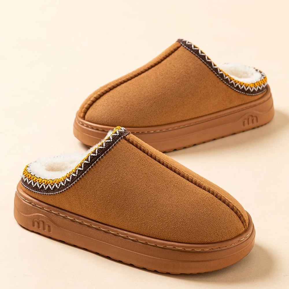 Cozy Winter Womens Slippers With Plush Fuzzy Fur Soft Sole AntiSlip Warm House Shoes For Indoor O 6