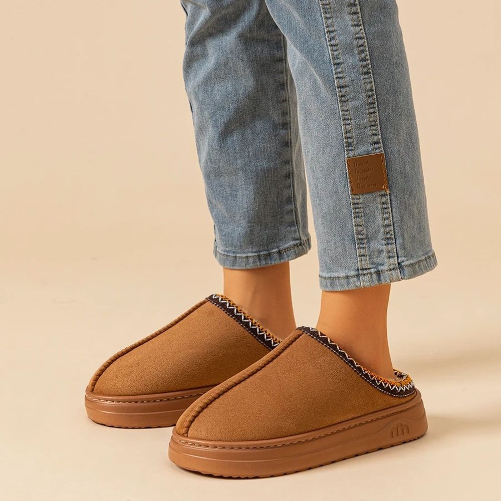 Cozy Winter Womens Slippers With Plush Fuzzy Fur Soft Sole AntiSlip Warm House Shoes For Indoor O 3