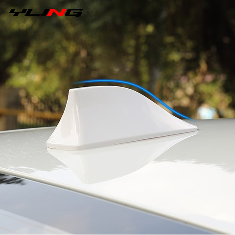 Universal Car Antenna Replacement Durable Shark Fin Roof Antenna for Enhanced Radio Reception