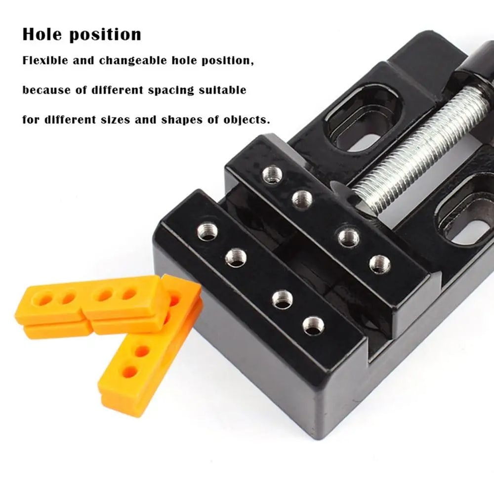 Mini Table Vise Pliers Universal Bench Clamp Drill Press Woodworking Hand Tool 5